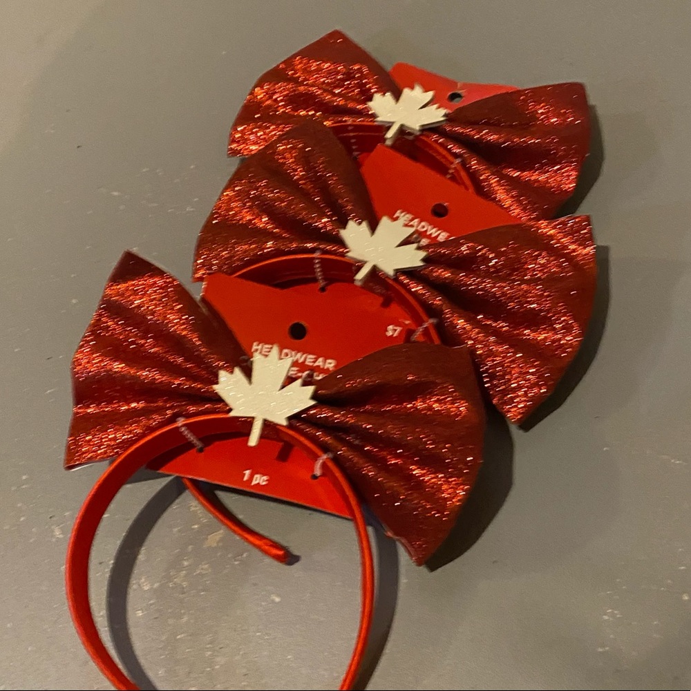 Canada day headband (selling 3)